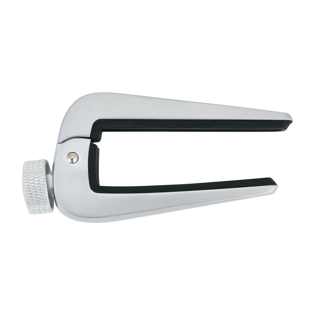-Crossfire Universal Acoustic and Classical Guitar Capo (Silver)-Living Music