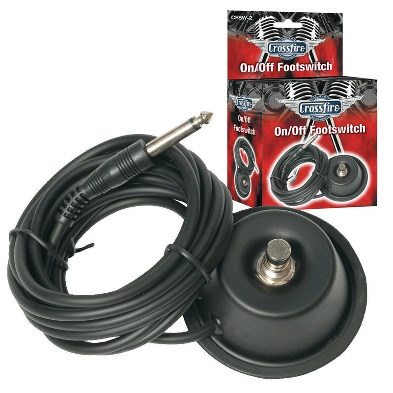 -Crossfire Vintage Style On/Off Footswitch-Living Music