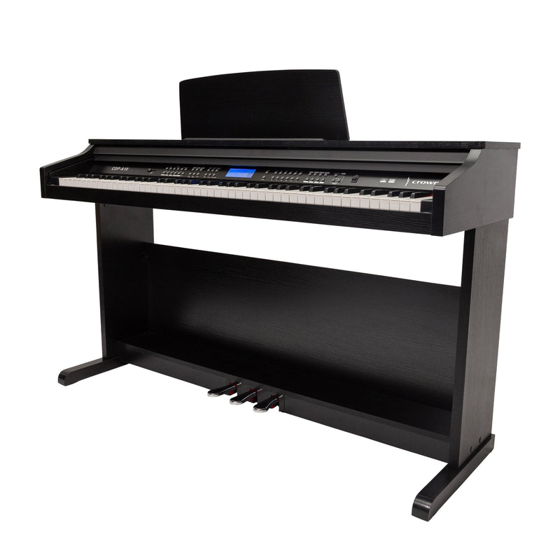 -Crown A10 88-Key Touch Responsive Digital Piano (Black)-Living Music