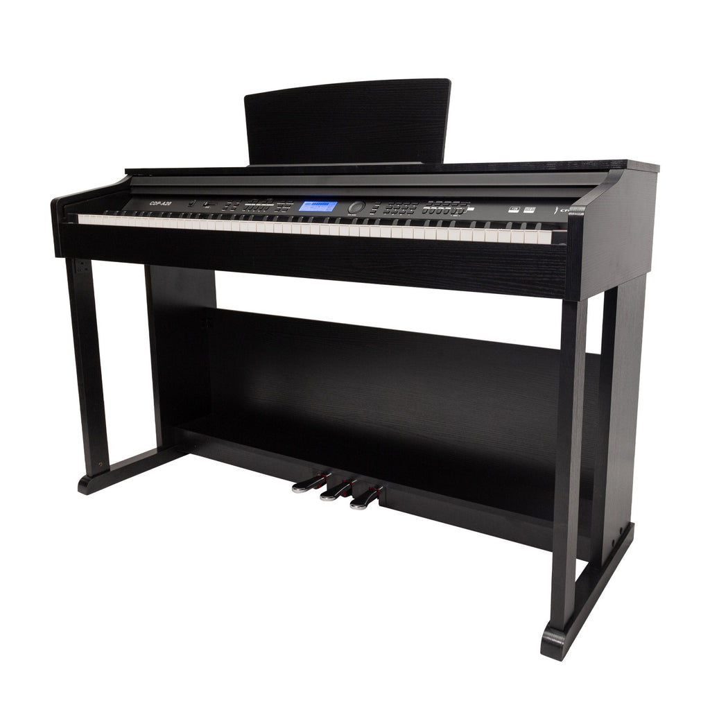 CDP-A20-BLK-Crown A20 88-Key Touch Responsive Digital Piano (Black)-Living Music