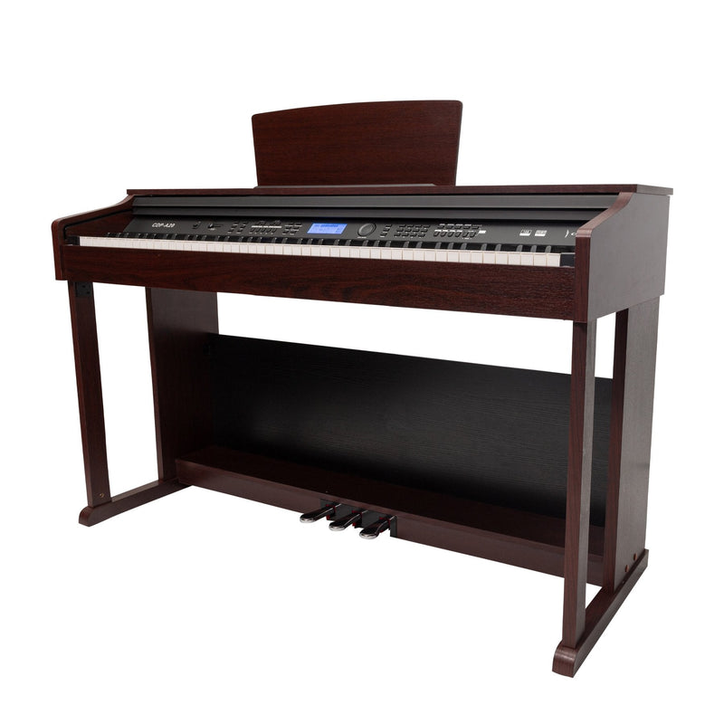 -Crown A20 88-Key Touch Responsive Digital Piano (Walnut)-Living Music