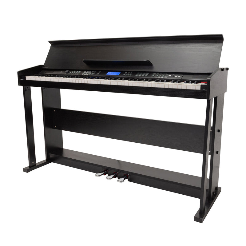 -Crown A9 88-Key Touch Responsive Digital Piano (Black)-Living Music