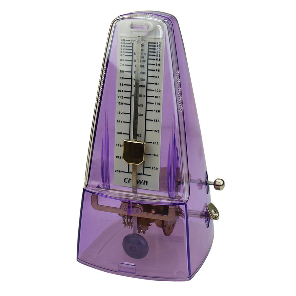 -Crown Traditional Metronome (Transparent Purple)-Living Music
