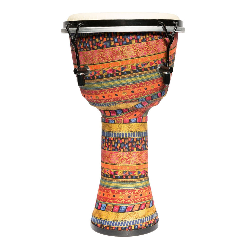 -Drumfire 8" Tuneable Synthetic Head Djembe (Multicolour)-Living Music