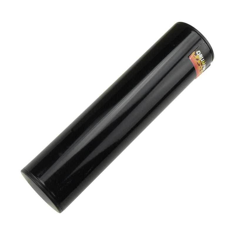 -Drumfire Cylindrical Metal Shaker (Black)-Living Music
