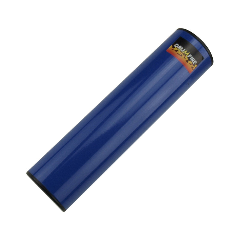 -Drumfire Cylindrical Metal Shaker (Blue)-Living Music