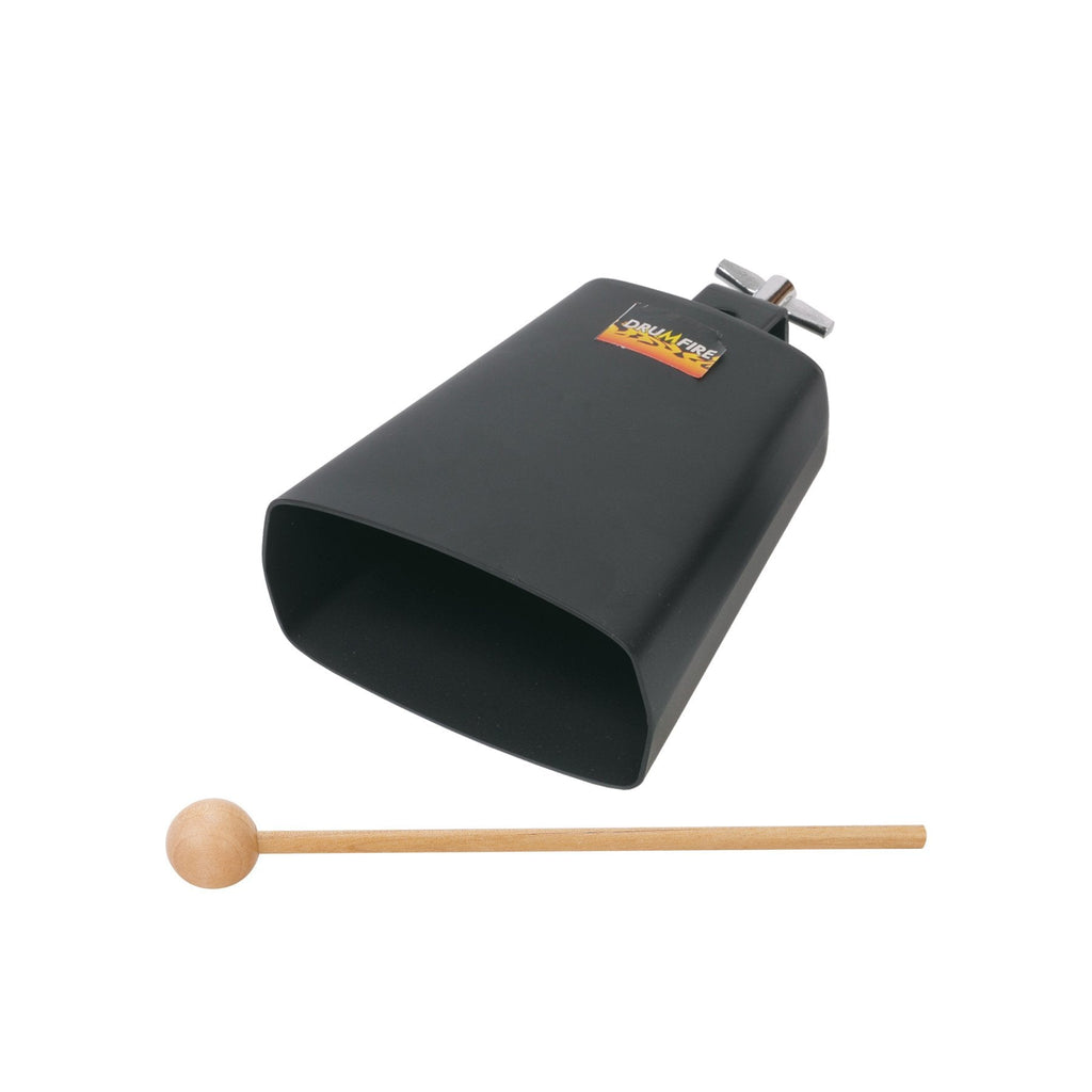 DFP-CWB10-BLK-Drumfire Metal Cowbell (10cm)-Living Music