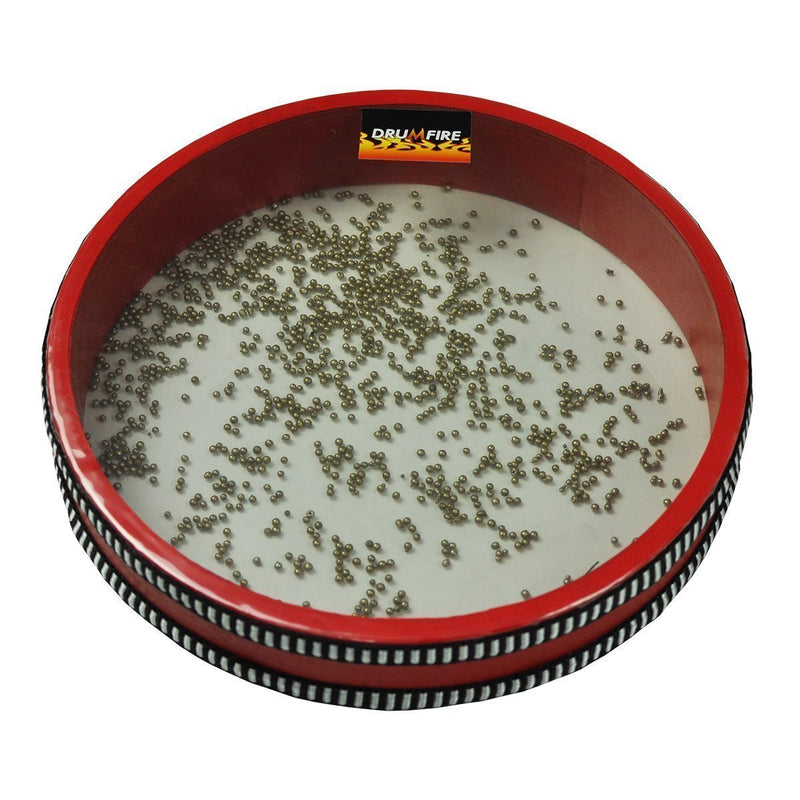 -Drumfire Ocean Drum with Wooden Rim (8")-Living Music