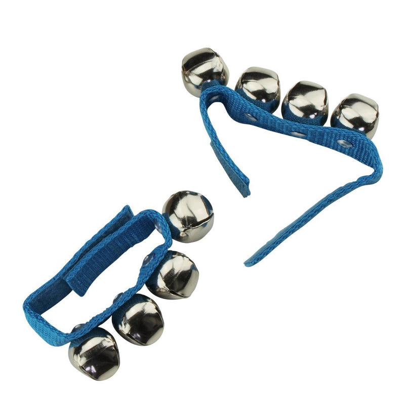 -Drumfire Wrist Bells (Blue)-Living Music