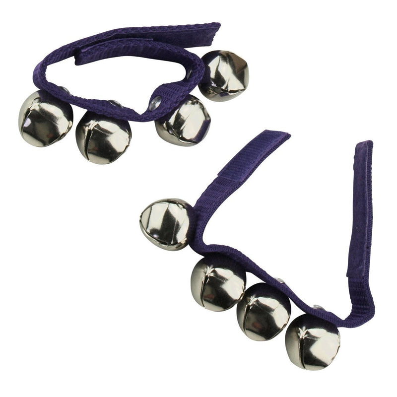-Drumfire Wrist Bells (Purple)-Living Music