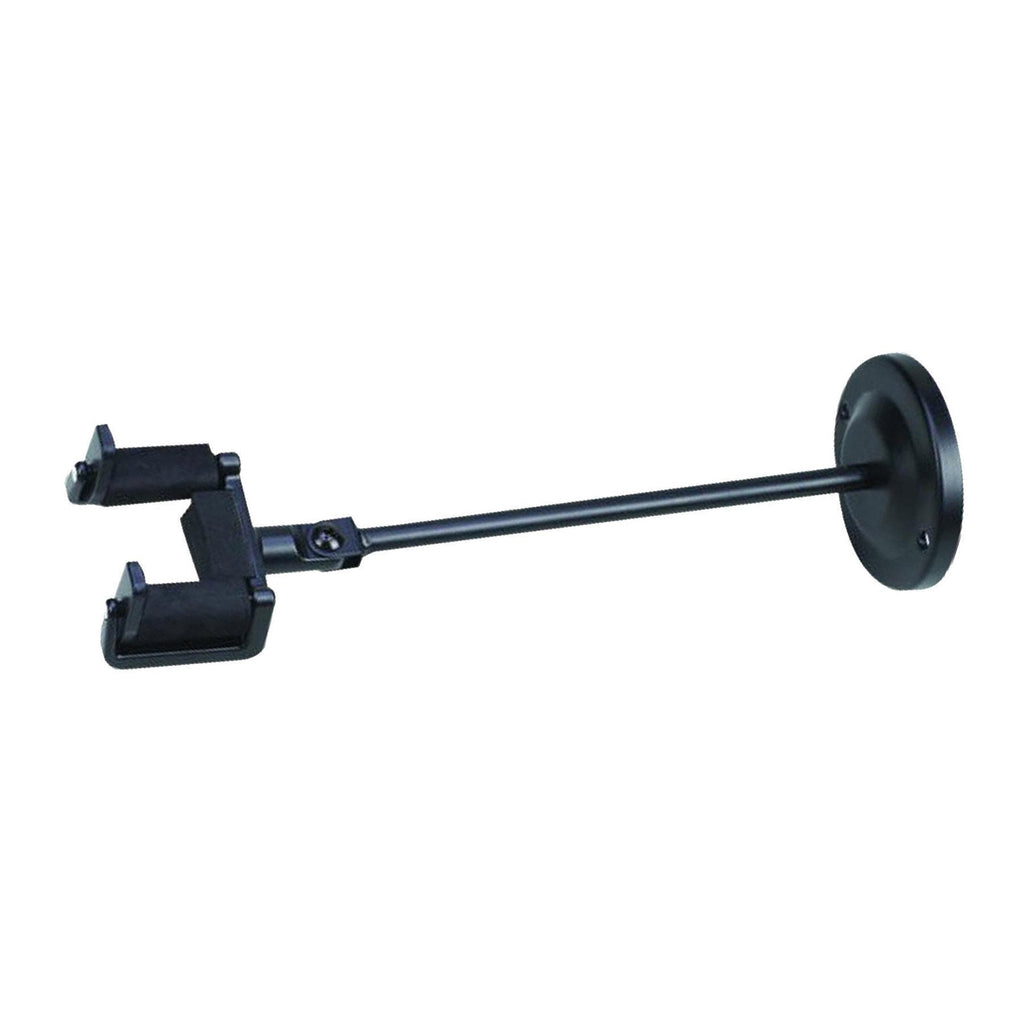 -Fretz Long Self-Securing Wall-Mounted Guitar Hanger (Black)-Living Music