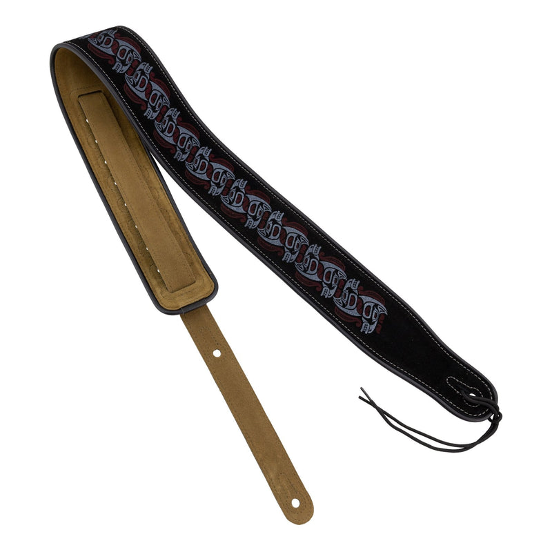 -Fretz Padded Suede Leather Adjustable Guitar Strap (Horse)-Living Music