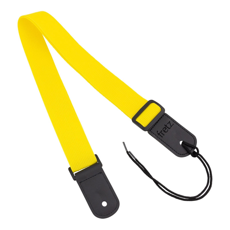-Fretz Polypropylene Ukulele Strap (Yellow)-Living Music