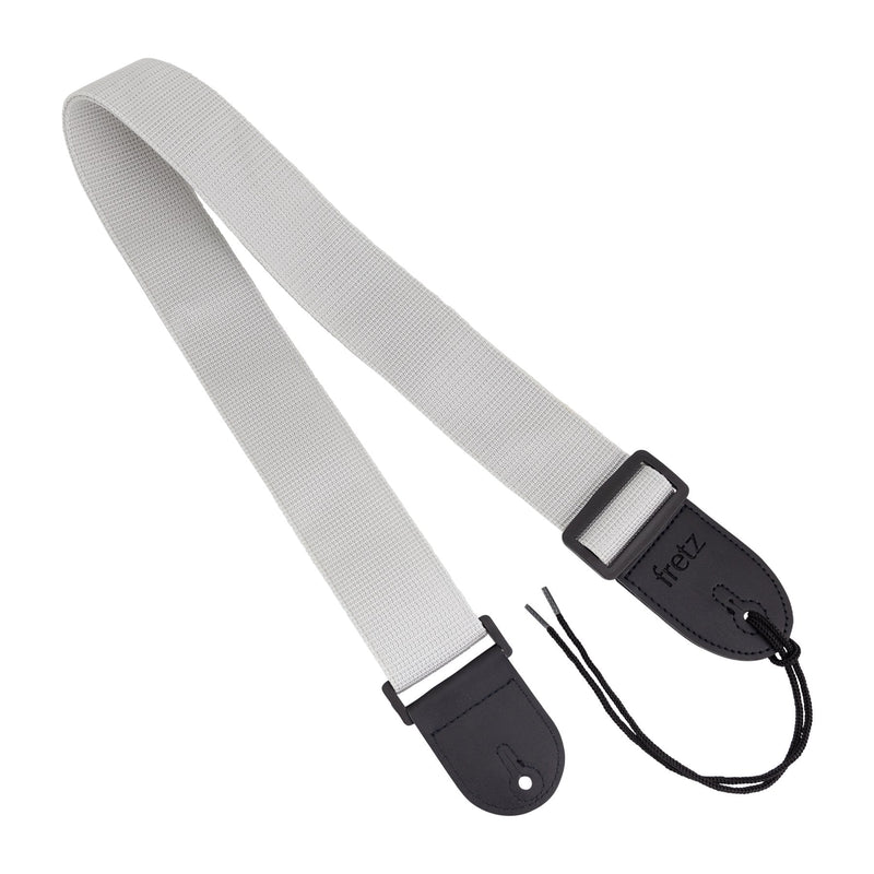 -Fretz Polypropylene Web Guitar Strap (Grey)-Living Music