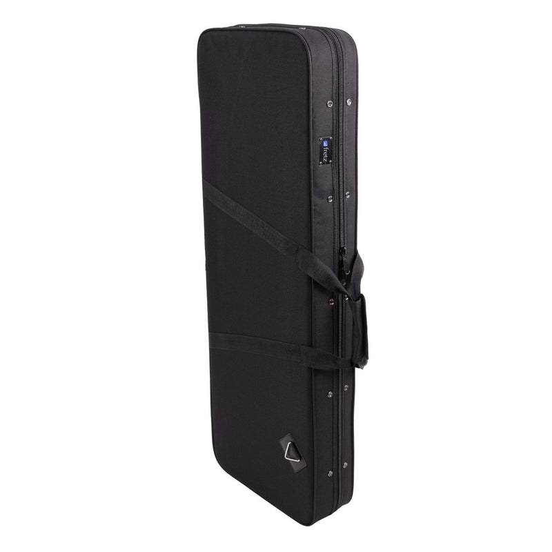 -Fretz Rectangular Electric Guitar Polyfoam Case (Black)-Living Music