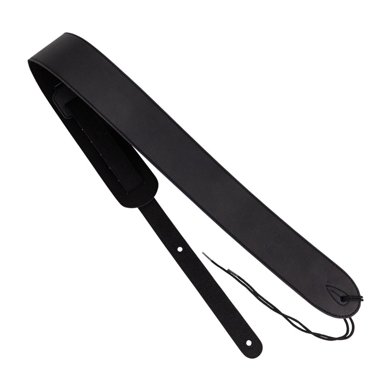 -Fretz Standard MF Leather Guitar Strap (Black)-Living Music