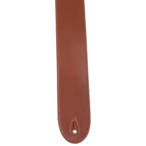 -Fretz Standard MF Leather Guitar Strap (Brown)-Living Music