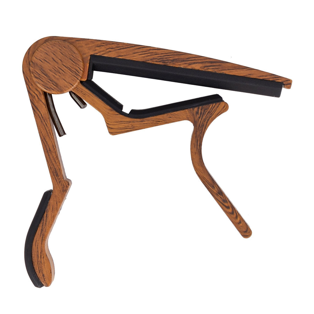 -Fretz 'Woodie' Trigger-Style Classical Guitar Capo (Mahogany)-Living Music