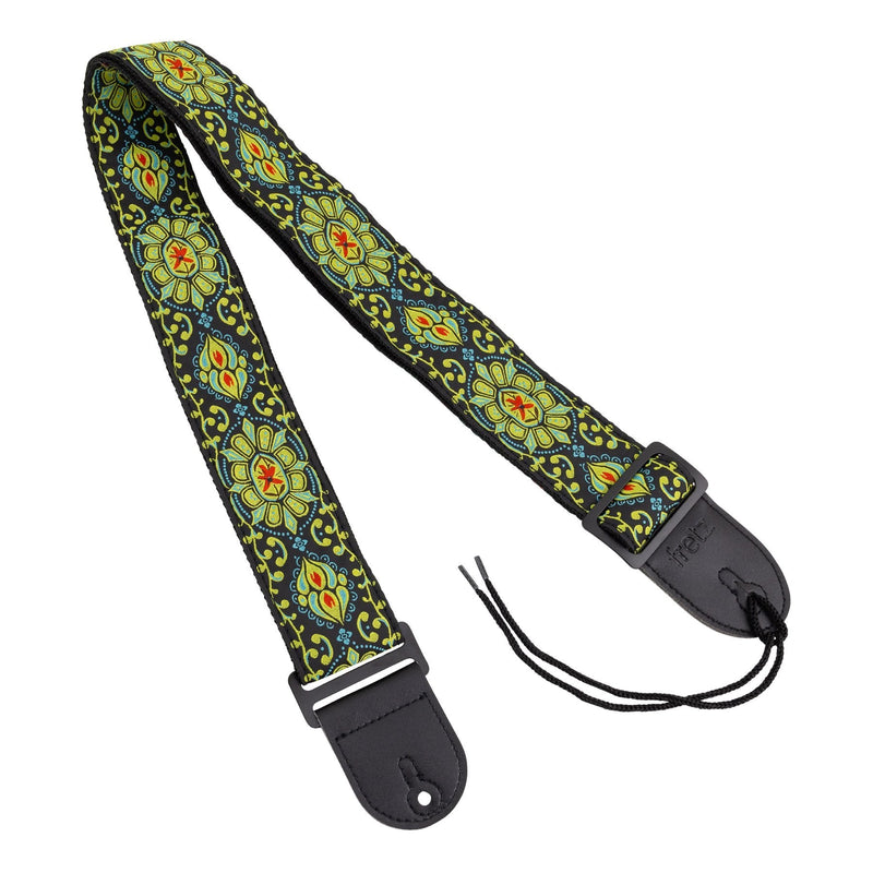 -Fretz Woven Jacquard Polyster Guitar Strap (Spring)-Living Music