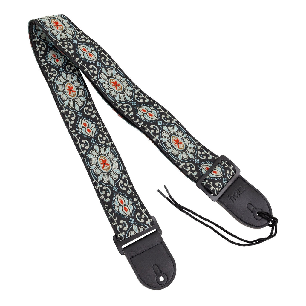 FGST-RETRO62-Fretz Woven Jacquard Polyster Guitar Strap (Winter)-Living Music