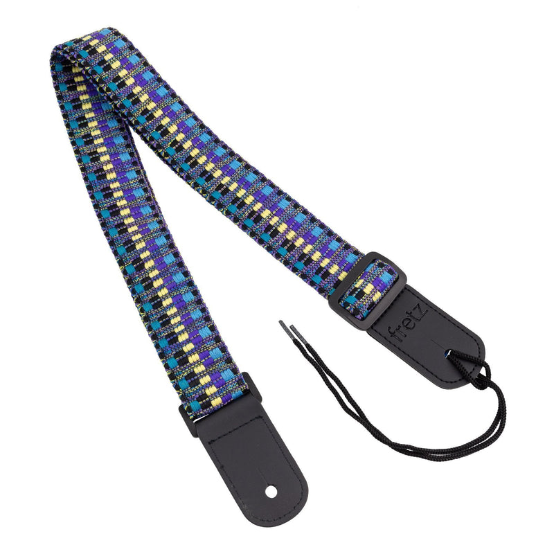 -Fretz Woven Jacquard Ukulele Strap (Ocean)-Living Music