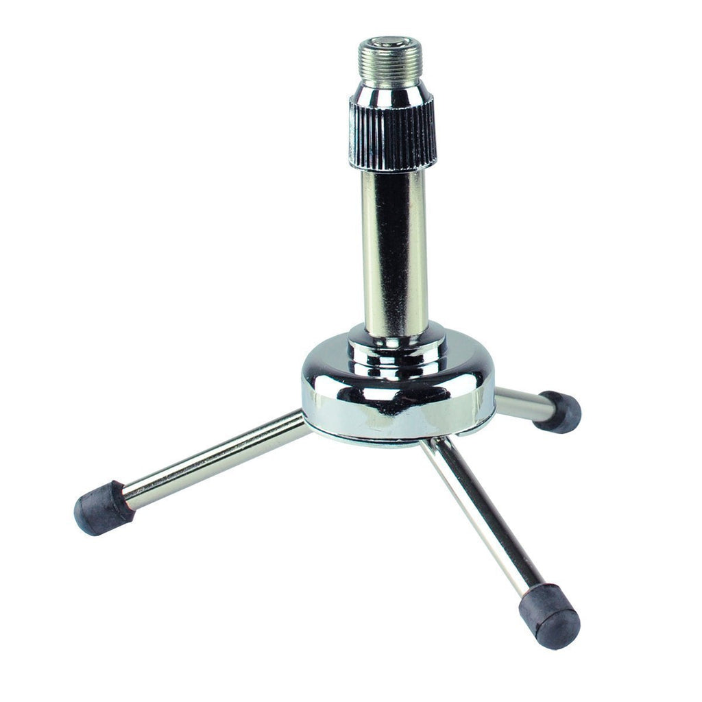 -Handy Patch Desktop Microphone Stand (Chrome)-Living Music