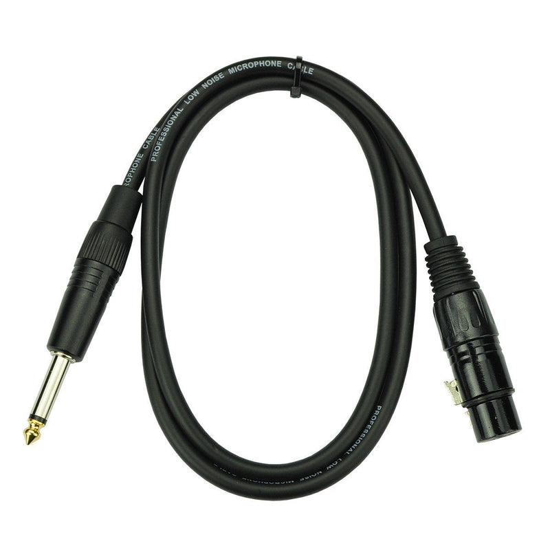 -Handy Patch Female XLR to Male Phono Cable (1m)-Living Music