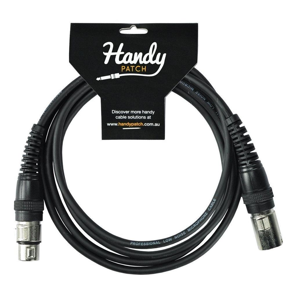 -Handy Patch Male XLR to Female XLR Cable (2m)-Living Music