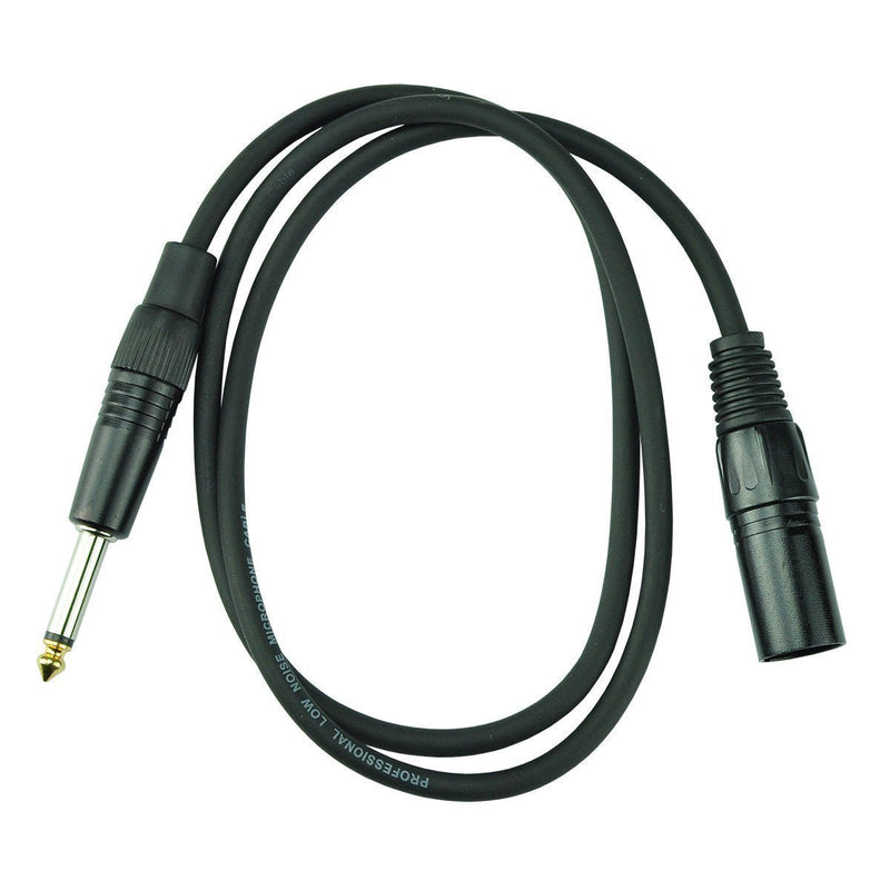 -Handy Patch Male XLR to Male Phono Cable (1m)-Living Music