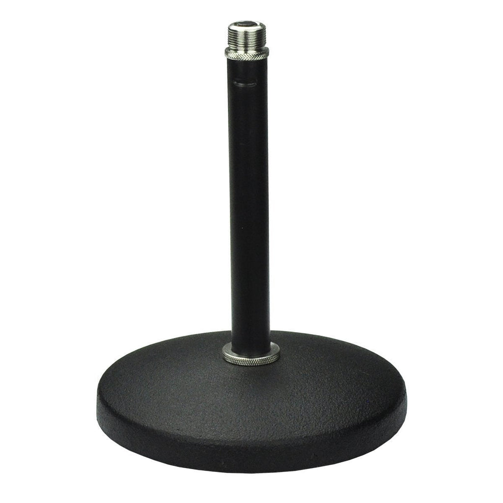 -Handy Patch Straight Desktop Microphone Stand (Black)-Living Music