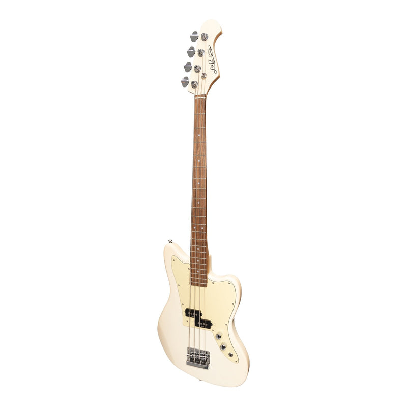 -J&D Luthiers 4-String JM-Style Electric Bass Guitar (Cream)-Living Music