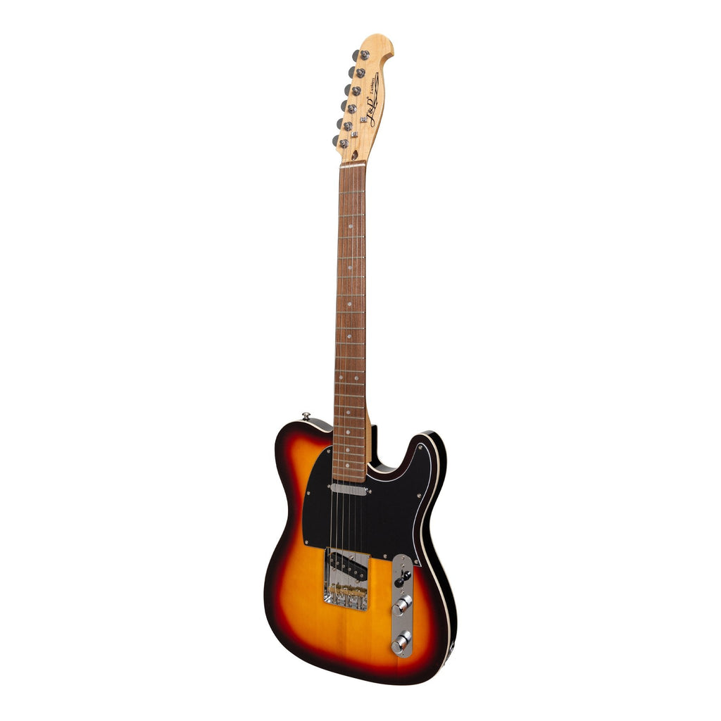 -J&D Luthiers Custom TE-Style Electric Guitar (Tobacco Sunburst)-Living Music