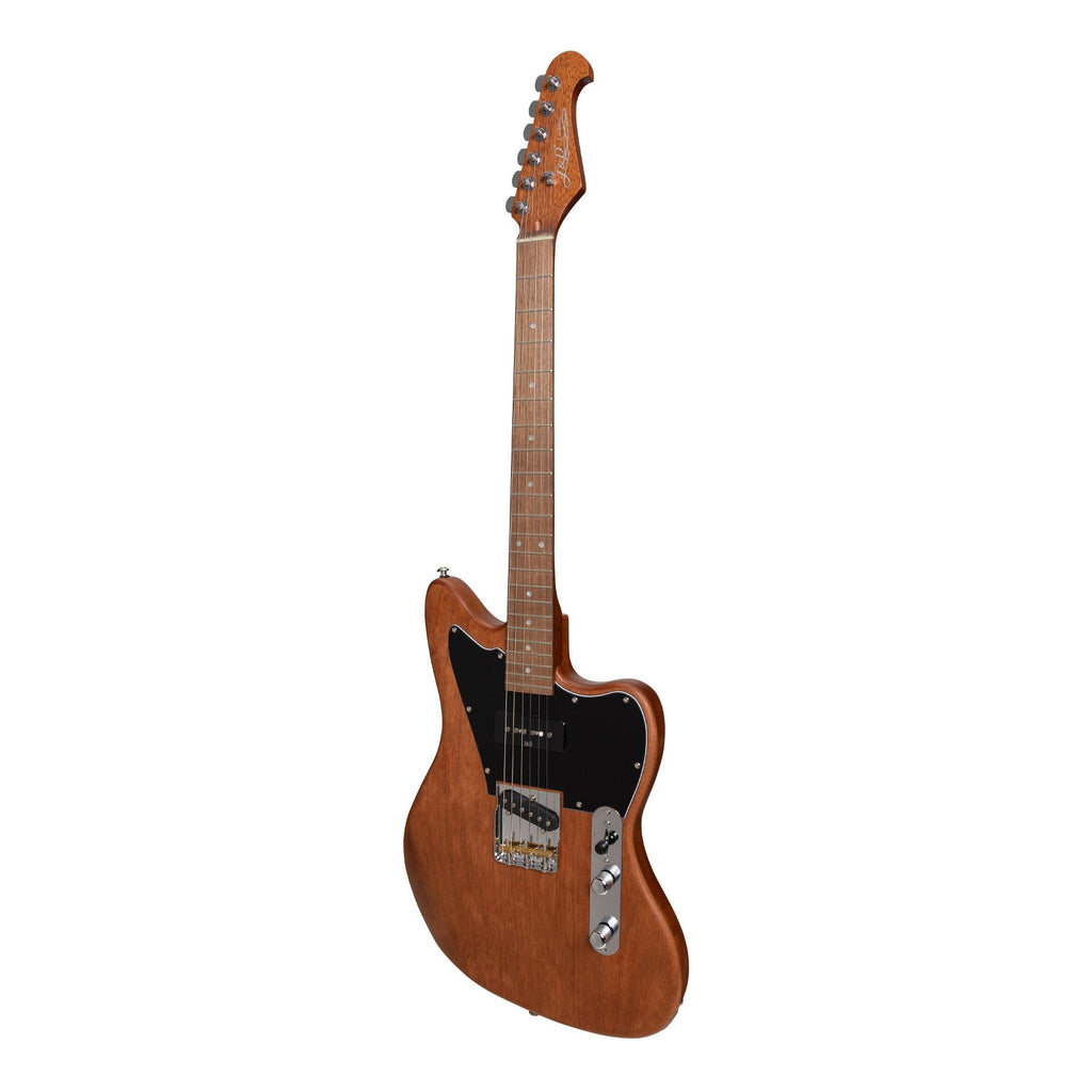 -J&D Luthiers Hybrid JM-Style Electric Guitar (Natural Satin)-Living Music
