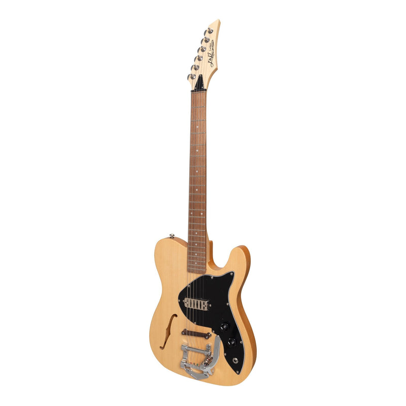 -J&D Luthiers 'Pawn Shop' TE-Style Electric Guitar (Natural Satin)-Living Music