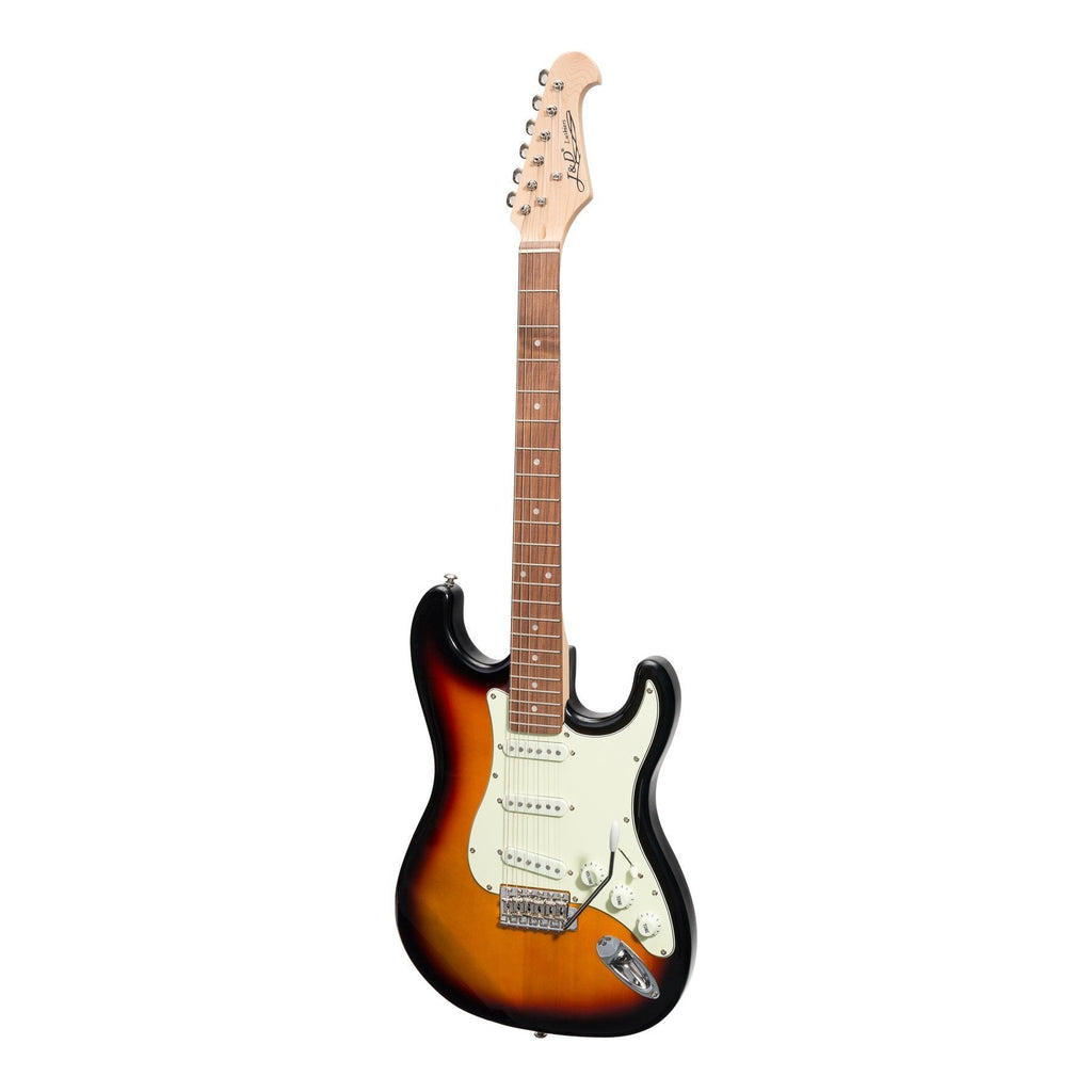 -J&D Luthiers Traditional ST-Style Electric Guitar (Sunburst)-Living Music