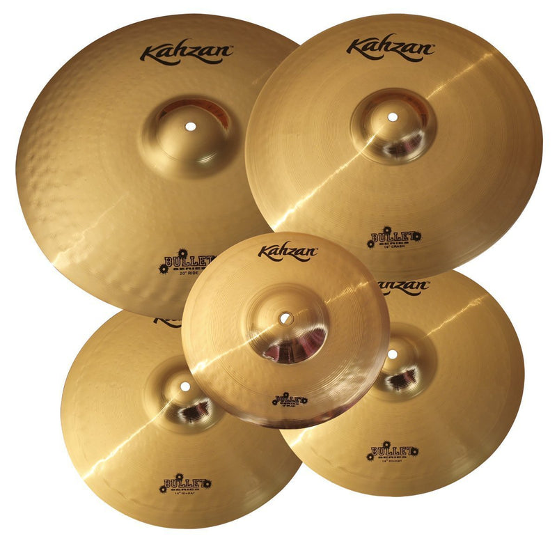-Kahzan 'Bullet Series' Cymbal Pack (14"/16"/20")-Living Music