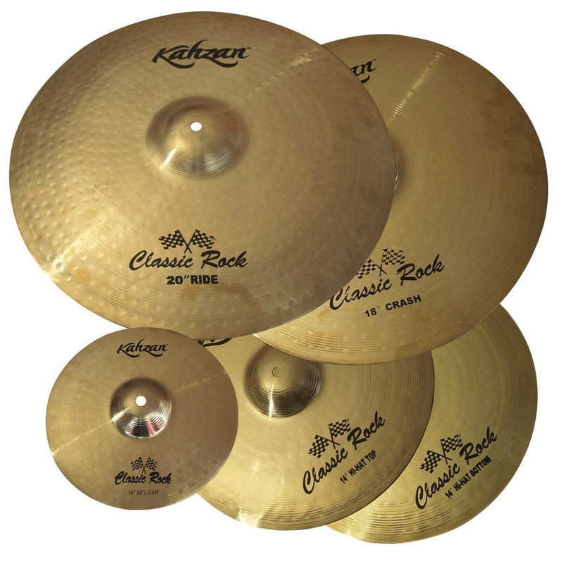 -Kahzan 'Classic Rock Series' Cymbal Pack (14"/18"/20")-Living Music