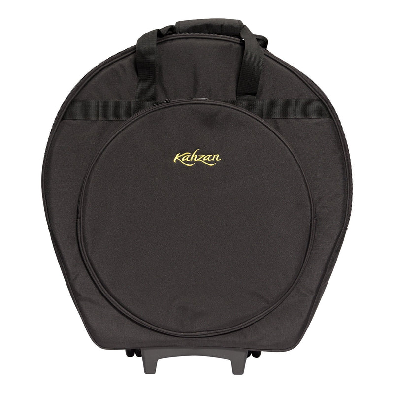 -Kahzan Deluxe Cymbal Trolley Bag (Black)-Living Music