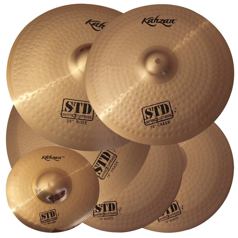 -Kahzan 'STD-3 Series' Cymbal Pack (14"/16"/18"/20")-Living Music