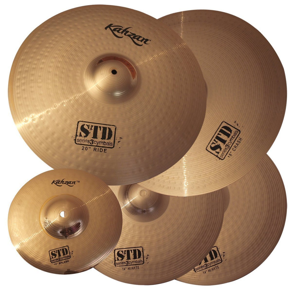 -Kahzan 'STD-3 Series' Cymbal Pack (14"/18"/20")-Living Music