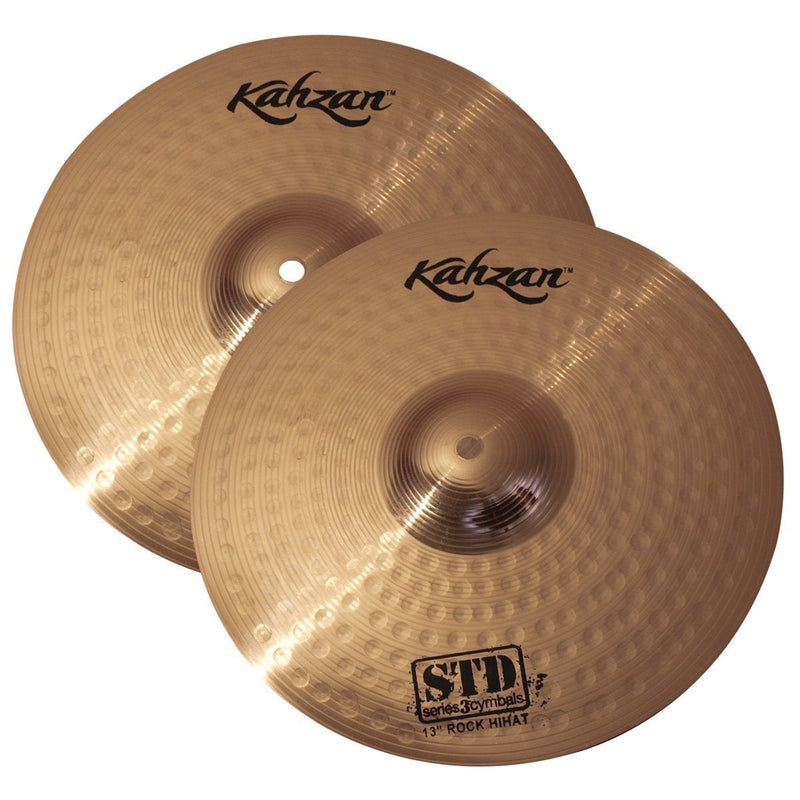-Kahzan 'STD-3 Series' Rock Hi-Hat Cymbals (13")-Living Music
