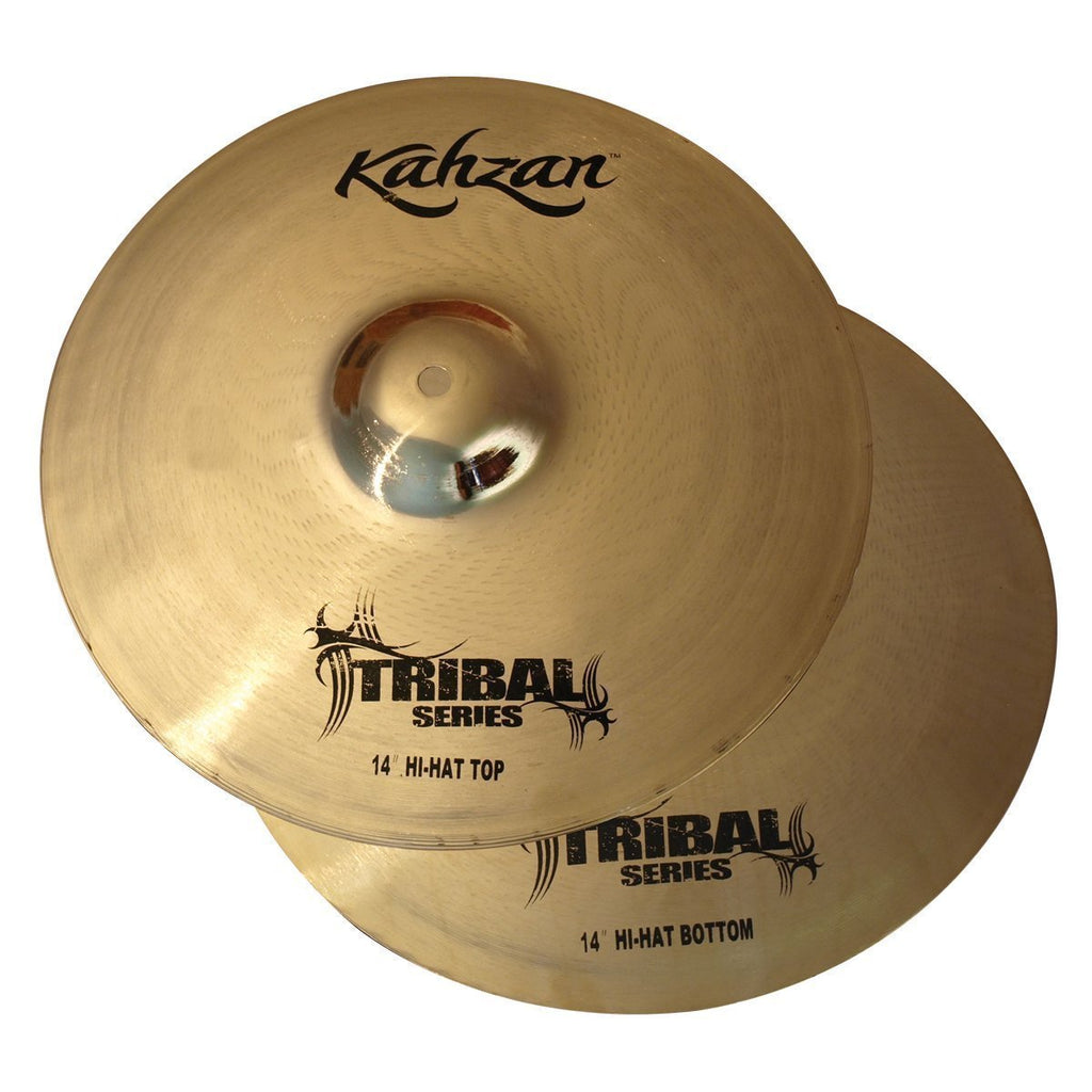 -Kahzan 'Tribal Series' Hi-Hat Cymbals (14")-Living Music