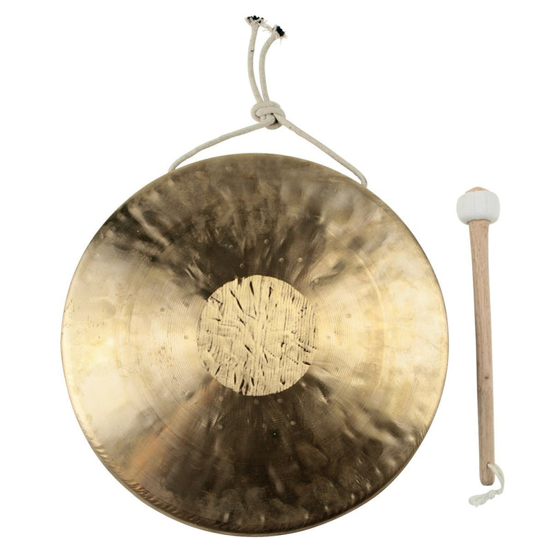 -Kahzan White Gong (12")-Living Music