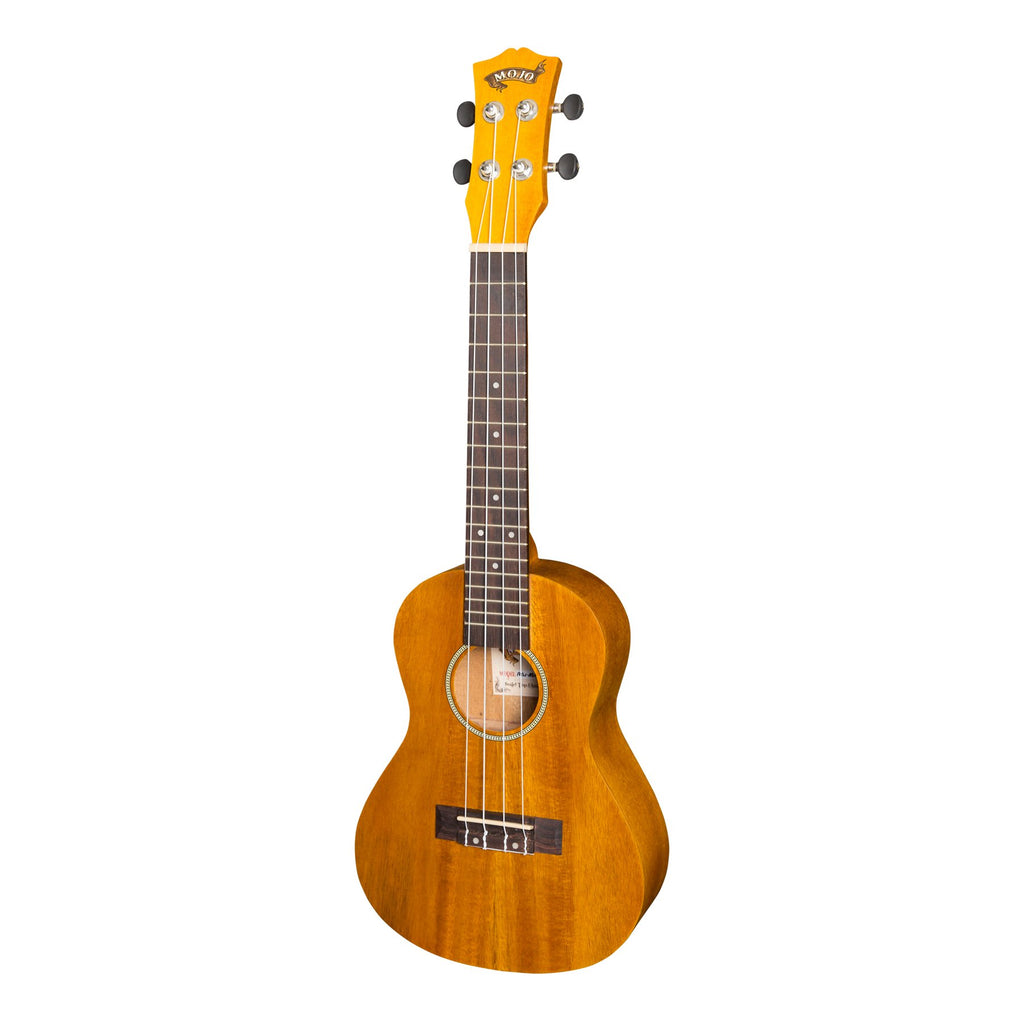 MCU-A30P-NST-Mojo 'A30 Series' Acacia Top Electric Concert Ukulele (Natural Satin)-Living Music