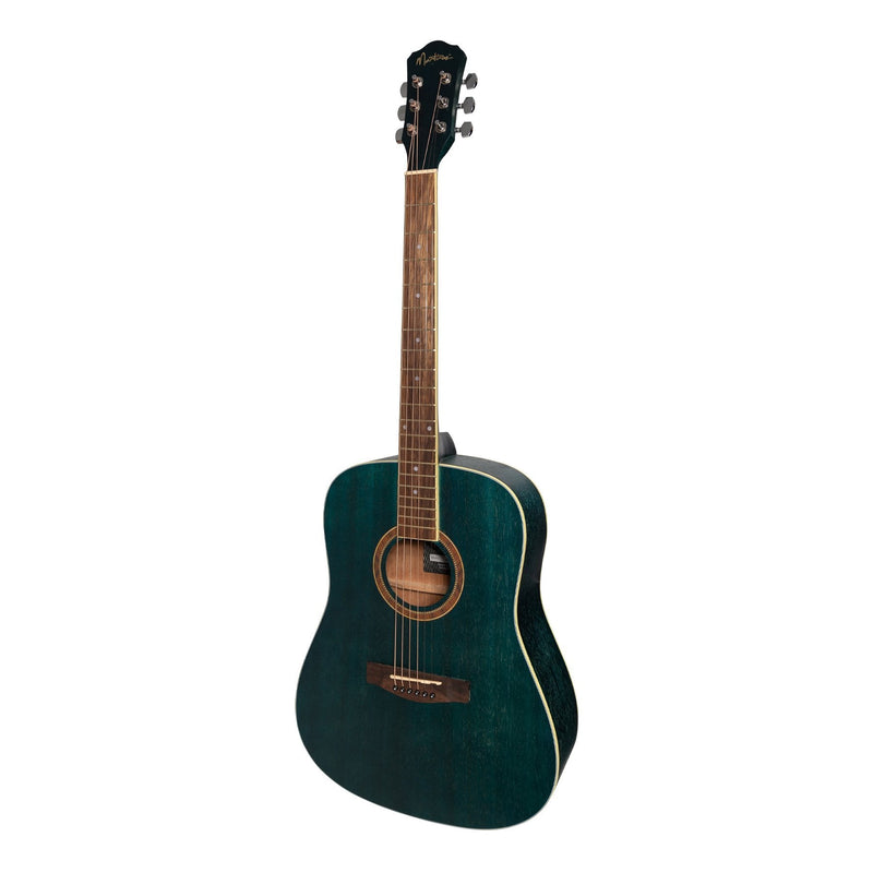 -Martinez '41 Series' Dreadnought Acoustic Guitar (Blue)-Living Music