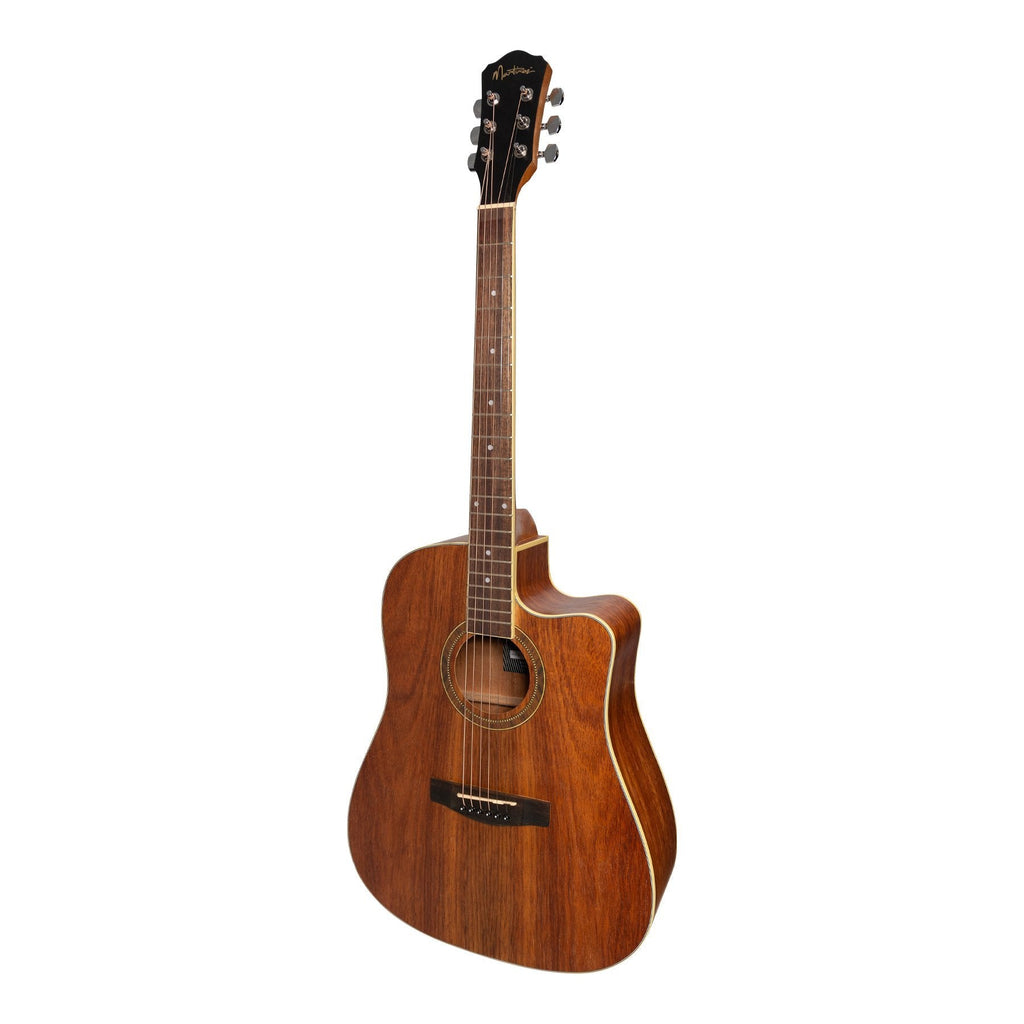 MDC-41-RWD-Martinez '41 Series' Dreadnought Cutaway Acoustic-Electric Guitar (Rosewood)-Living Music