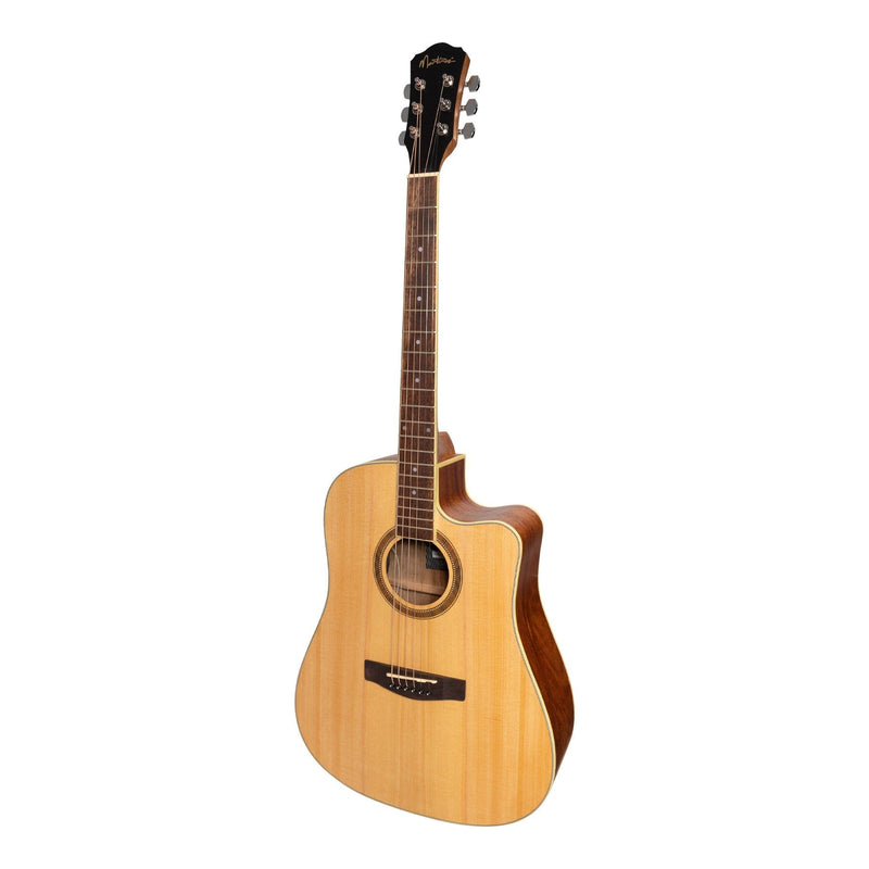-Martinez '41 Series' Dreadnought Cutaway Acoustic-Electric Guitar (Spruce/Rosewood)-Living Music