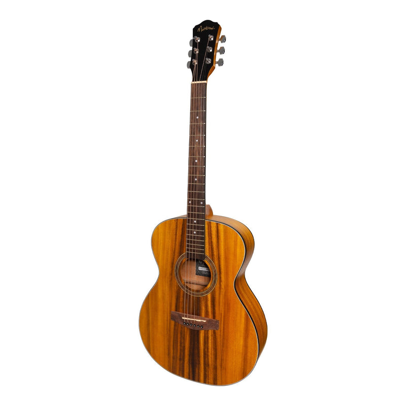 -Martinez '41 Series' Folk Size Acoustic Guitar with Built-in Tuner (Koa)-Living Music