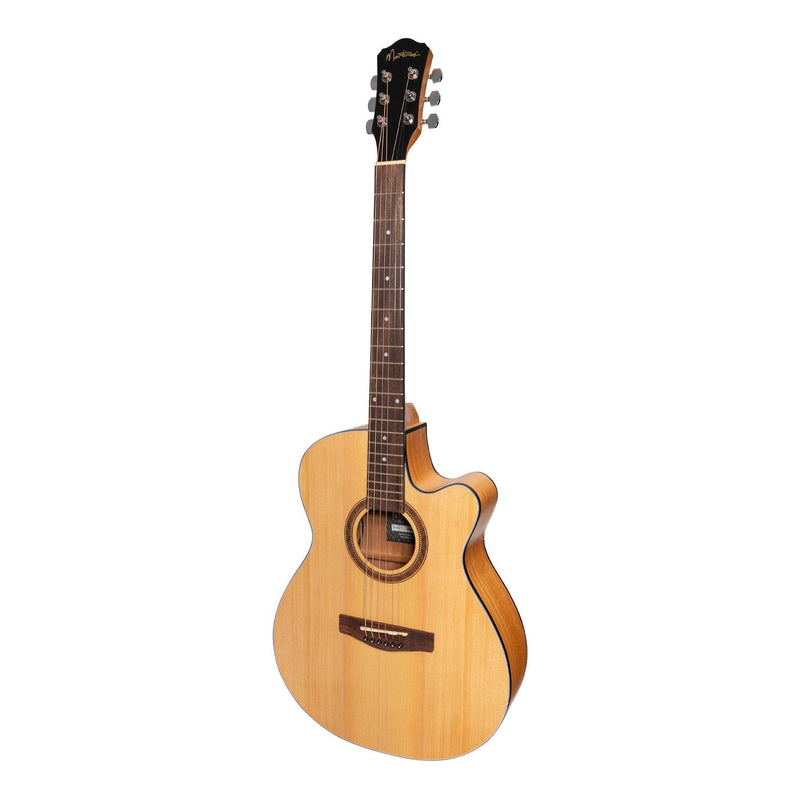 -Martinez '41 Series' Folk Size Cutaway Acoustic-Electric Guitar (Spruce/Mahogany)-Living Music