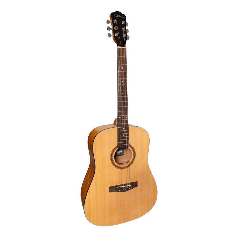-Martinez '41 Series' Left Handed Dreadnought Acoustic Guitar (Spruce/Koa)-Living Music